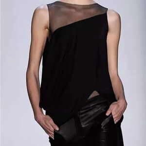 Max Azria Runway Collection BCBG Volume Dress Tunic Top Drape size M